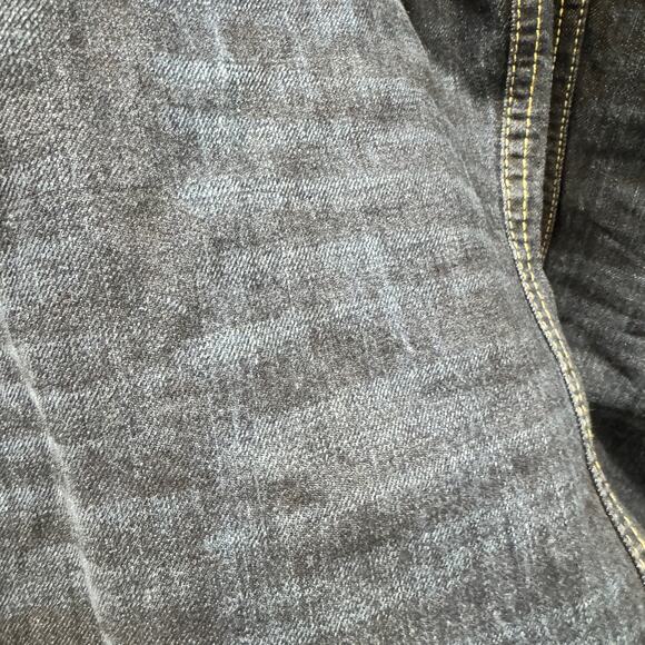 Levi's 569 Jeans Mens 38x34 (40x33 ACTUAL) Loose Straight Blue Denim Indigo Wash - Picture 5 of 10